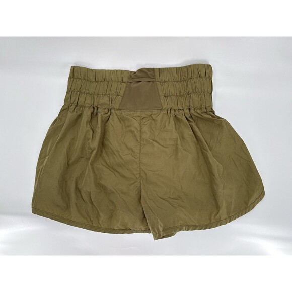 Free People Movement The Way Home Athletic Shorts Army Green Size LARGE EUC - Picture 8 of 13